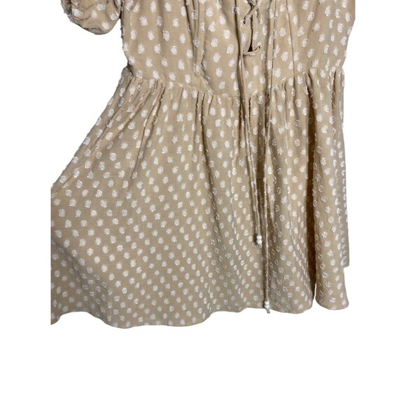 House of Harlow 1960 X REVOLVE Frans Neutral Dress-sz Large - Picture 5 of 12